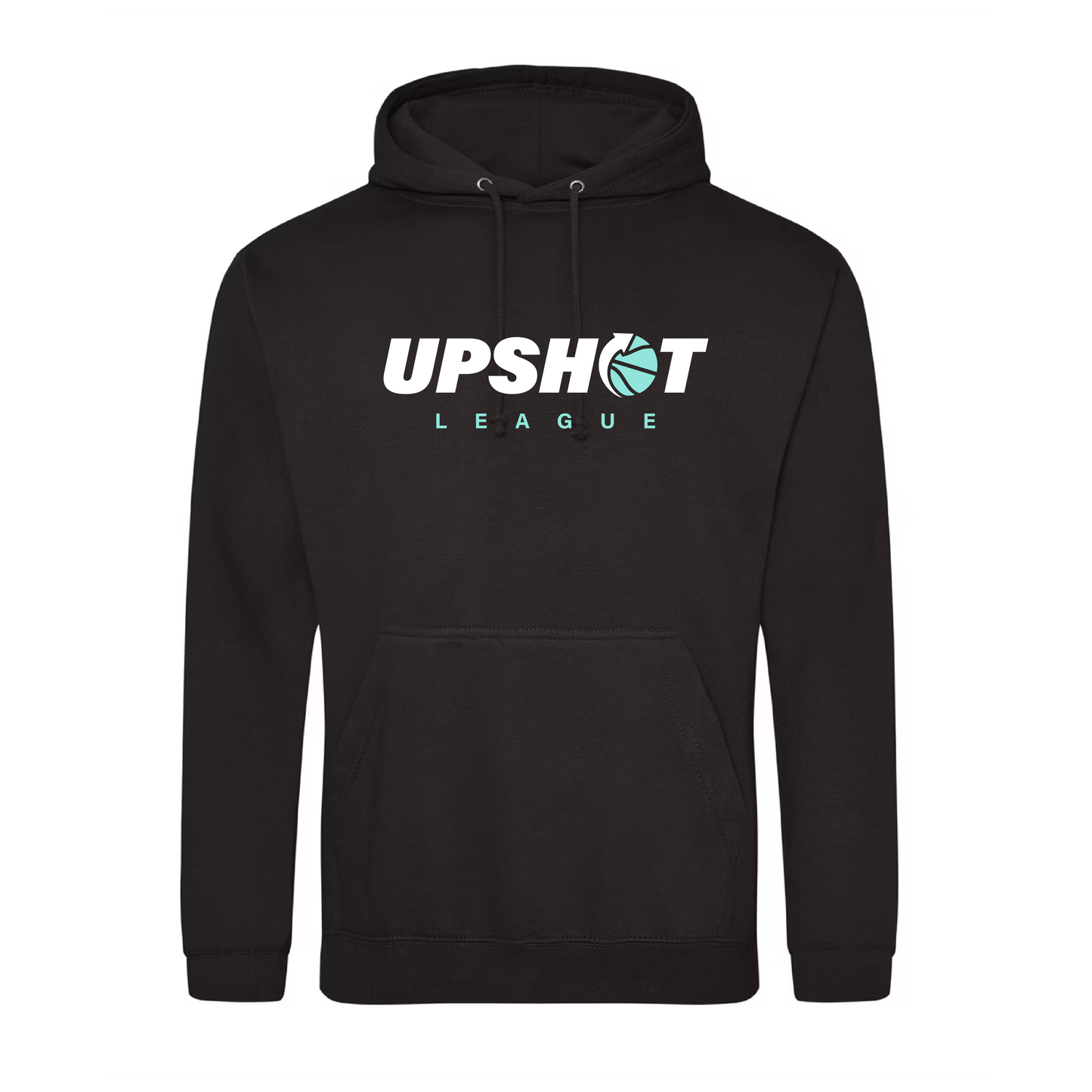 Upshot League Black Logo Hooded Sweatshirt